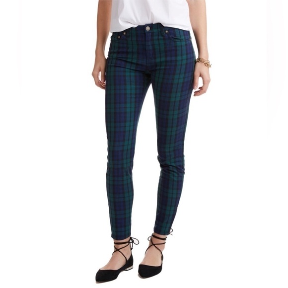 NWT Vineyard Vines Blackwatch 5 Pocket Zip Pants Plaid - Picture 1 of 6